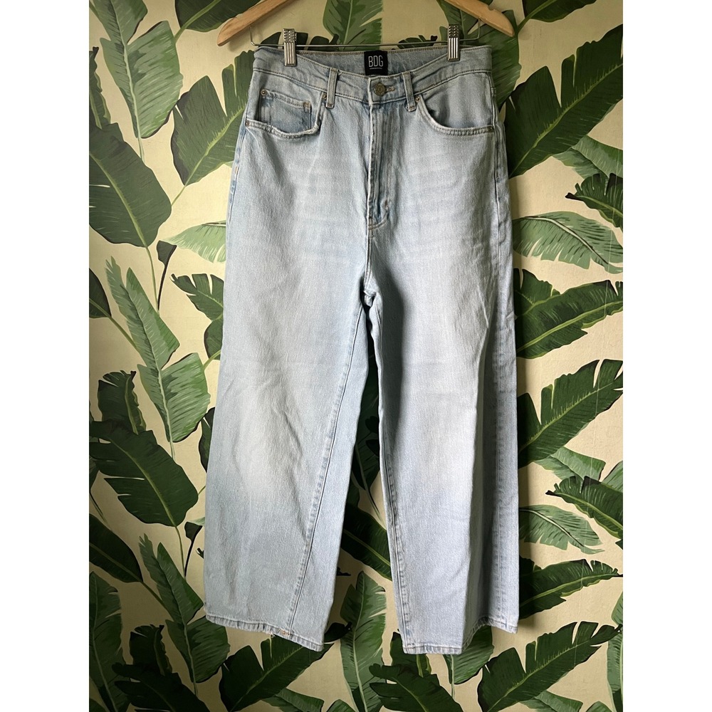 BDG High & Wide Jeans Womens 30 Light Wash